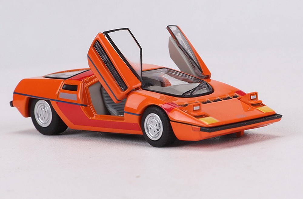 DCT 1/64 Scale Dome zero Orange Diecast Car Model Toy Collection Gift