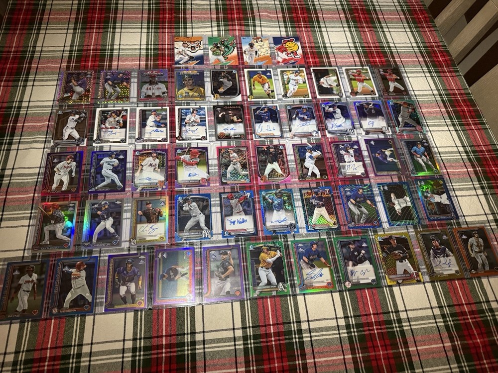 HUGE 2024/2025 Bowman & Topps Baseball Card Lot! Autos, Refractors & More!