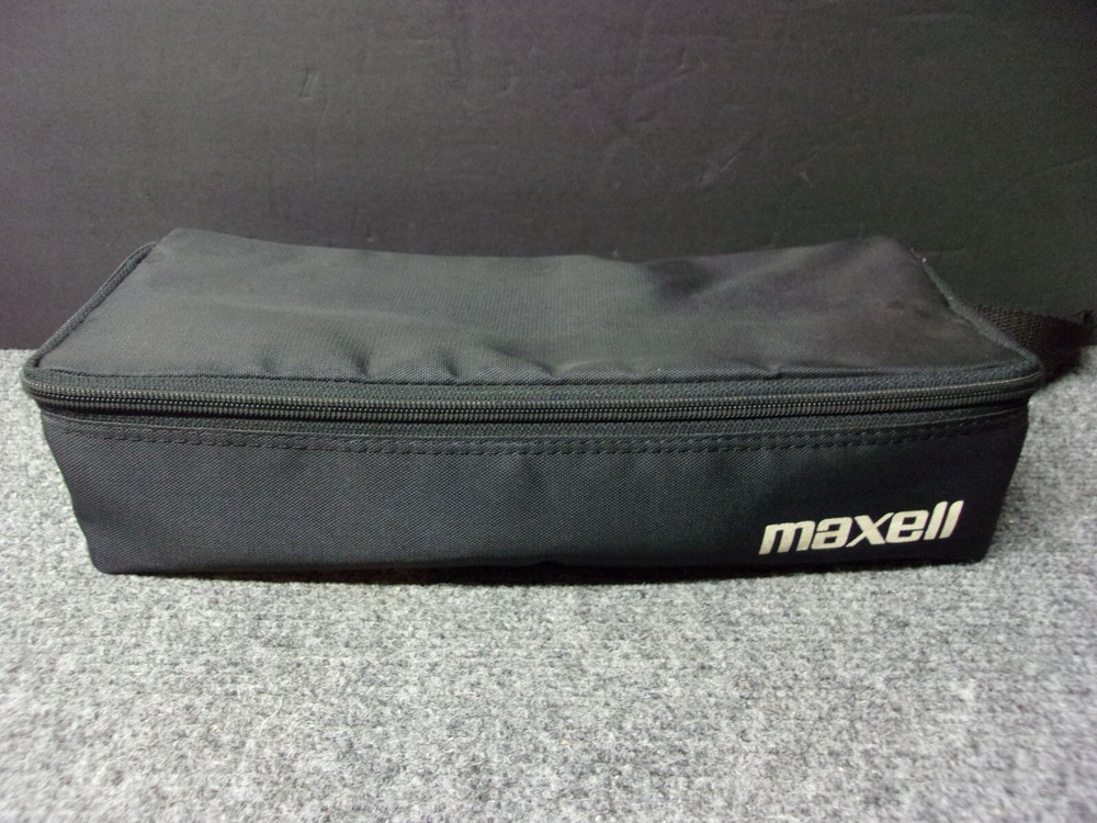 Maxell Cassette Tape Soft Zippered Storage Case