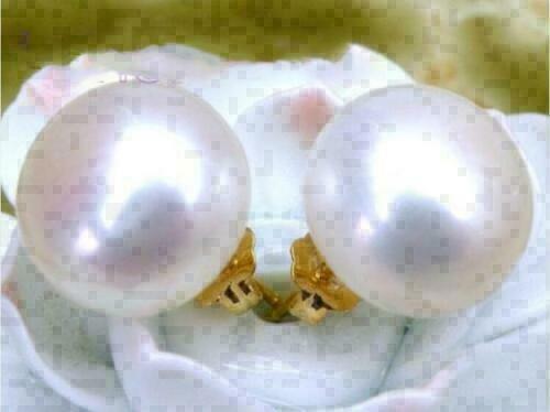 Wholesale AAA Akoya 10-11mm White Pearl Earrings in 14k Gold Special Offer-image
