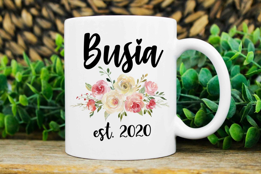 New Busia Gift Personalized New Busia Mug Promoted To Busia Busia Est Mug New