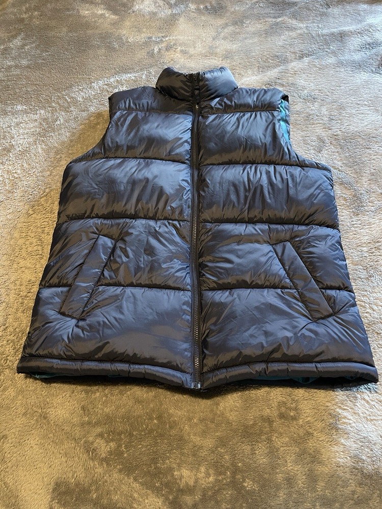 Old Navy Water-Resistant Quilted Tall Men’s Size Large Puffer Jacket Navy Blue