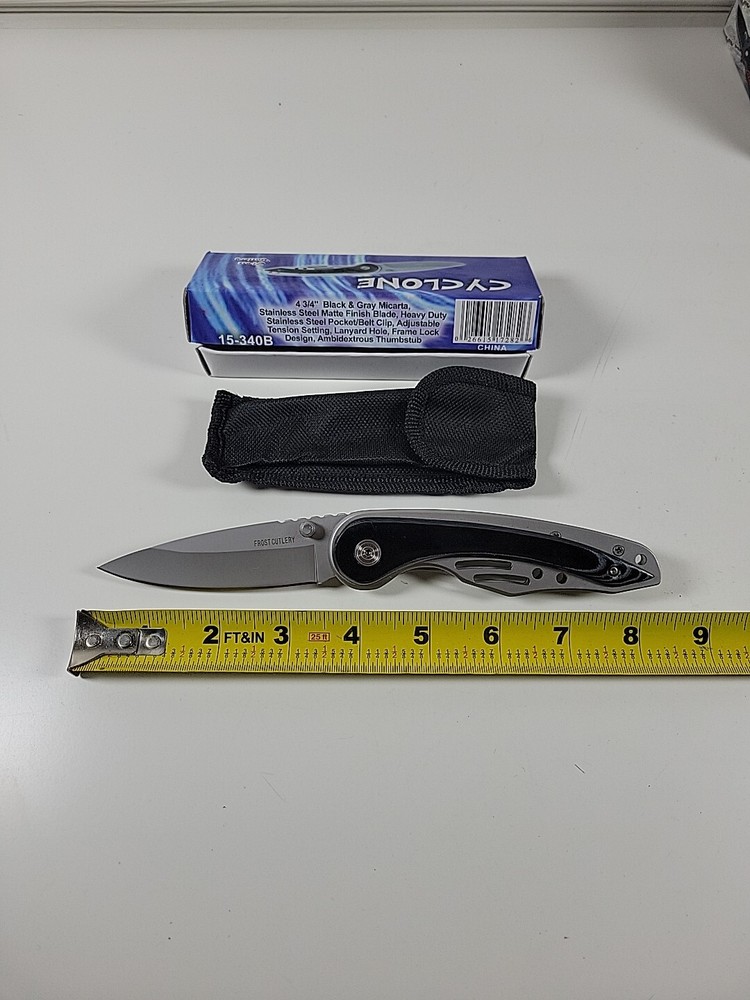 Frost Cutlery Cyclone Knife with Sheath Brand New
