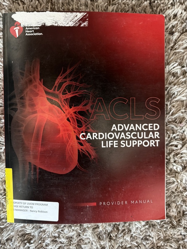 ACLS Provider Manual Paperback By American Heart Association