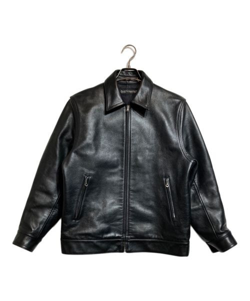 Sleek Single Rider Black Leather Jacket for Men & Women
