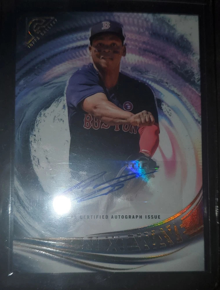 2021 Topps Gallery - Next Wave Autographs #NW-22 Rafael Devers /25 (AU)