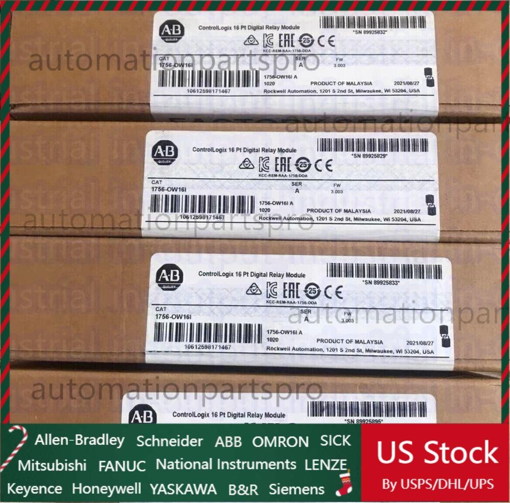 New Factory Allen-Bradley 1756-OW16I ser A ControlLogix Digital Relay Module