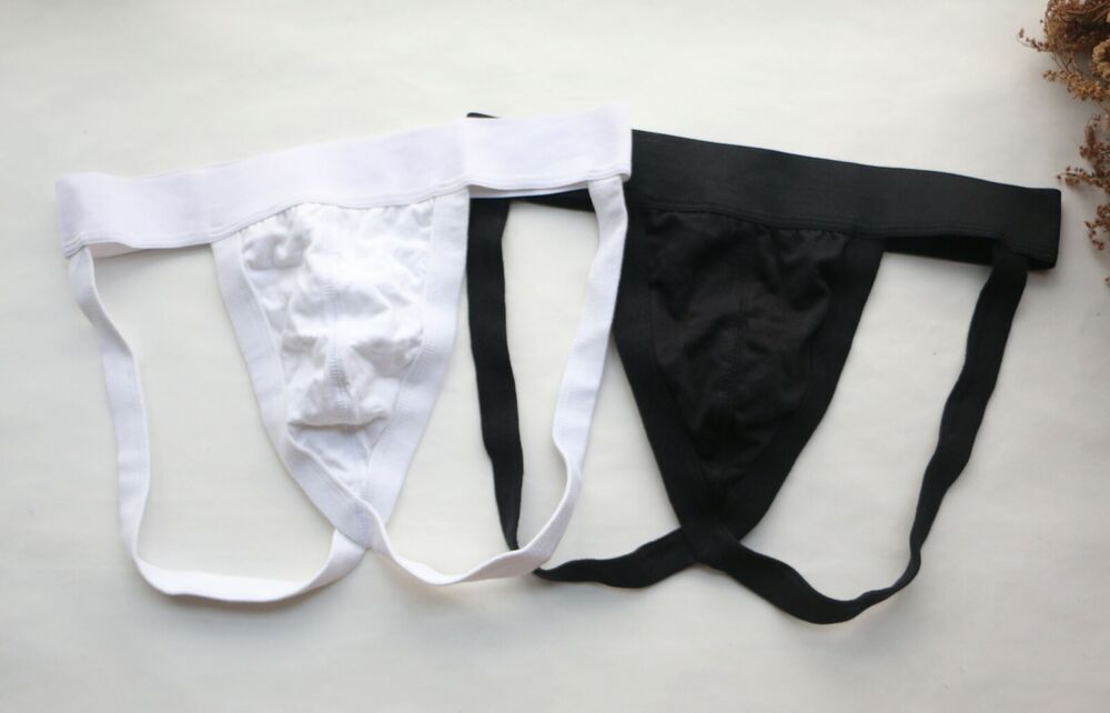 Men Sexy Briefs Solid Cotton Jock strap Underwear Backless Underpants S/L-XL/XXL