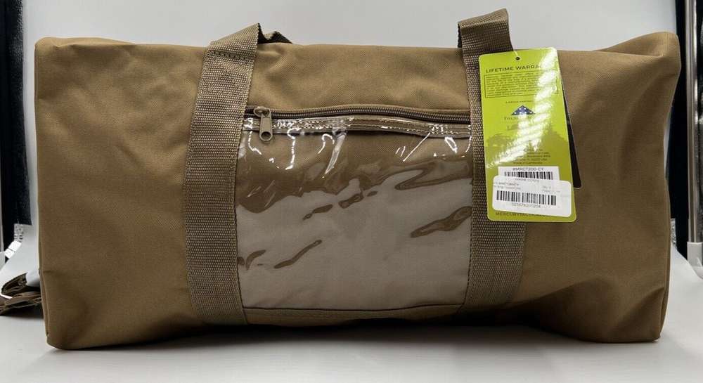 Mercury Tactical Military Water Resistant War Bag Coyote Brown 9.5