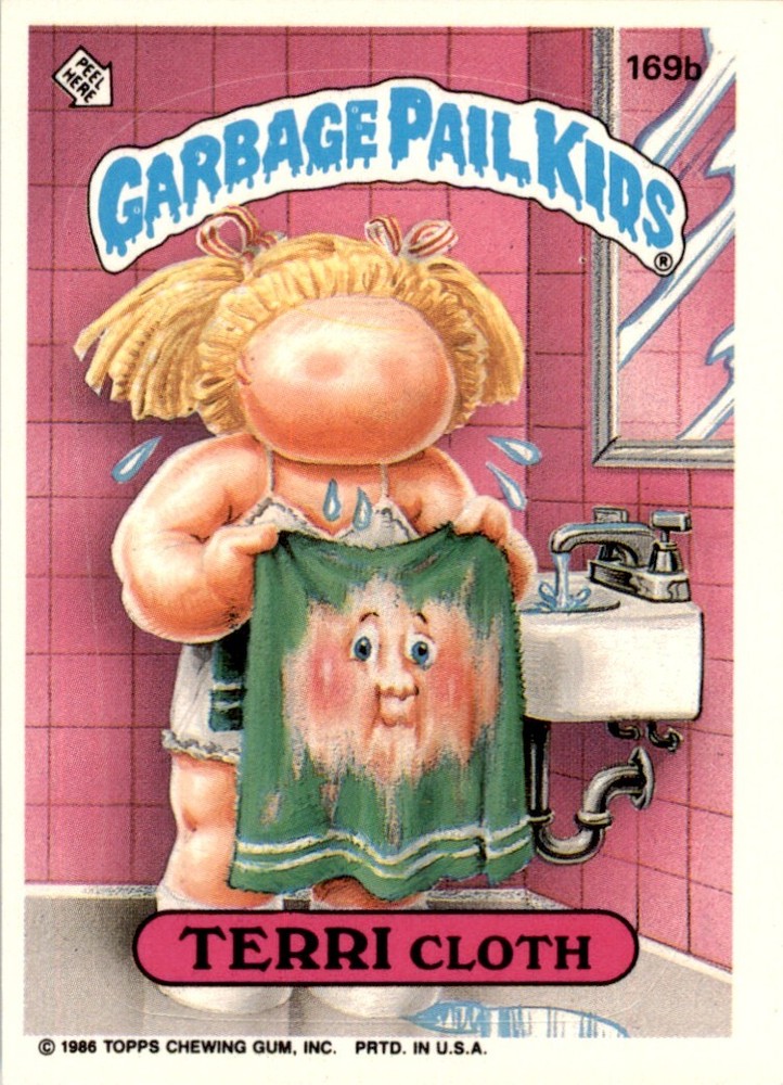 1986 Garbage Pail Kids Series 5 Terri Cloth #169b Near Mint
