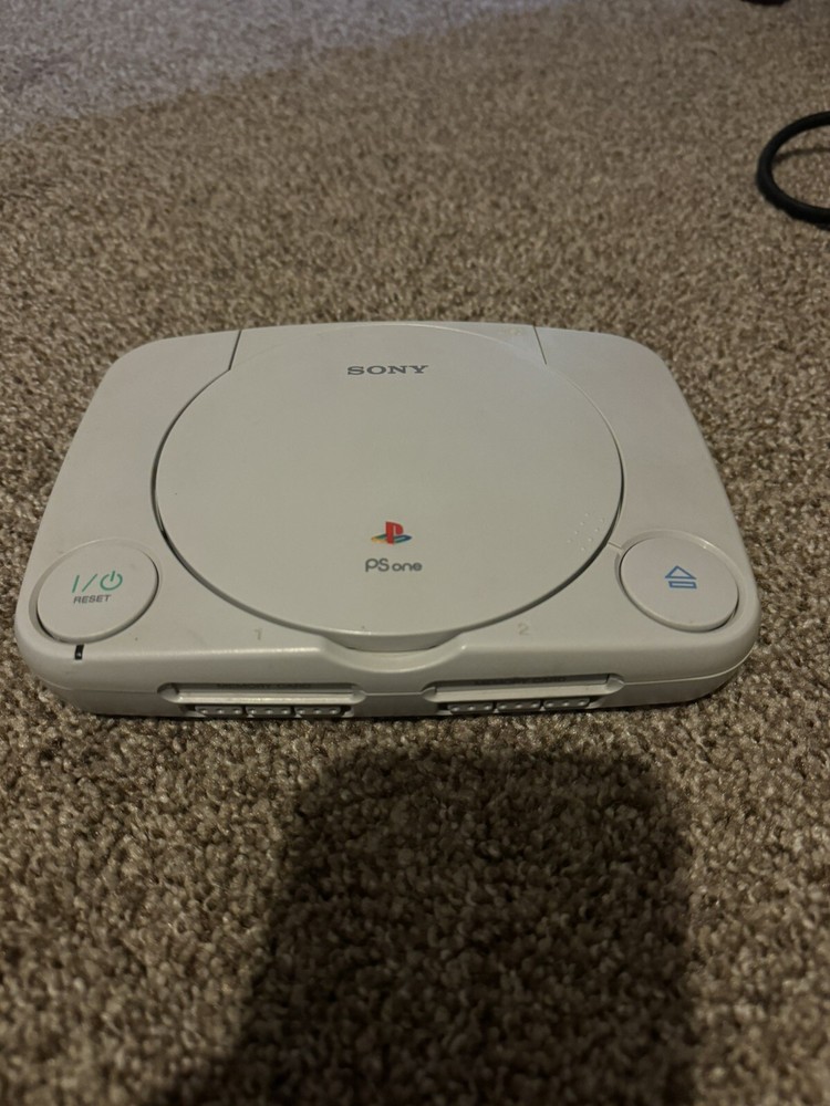 Sony Playstation PS One PS1 Slim Video Game Console Only Powers On, Doesn’t Work