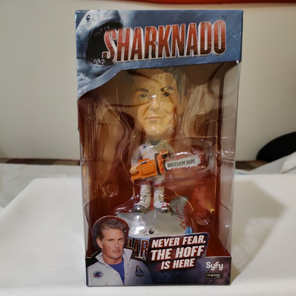 Sharknado  Syfy 7'' Bobblehead Sharknado vs.The Hoff David Hasslehoff Unopened