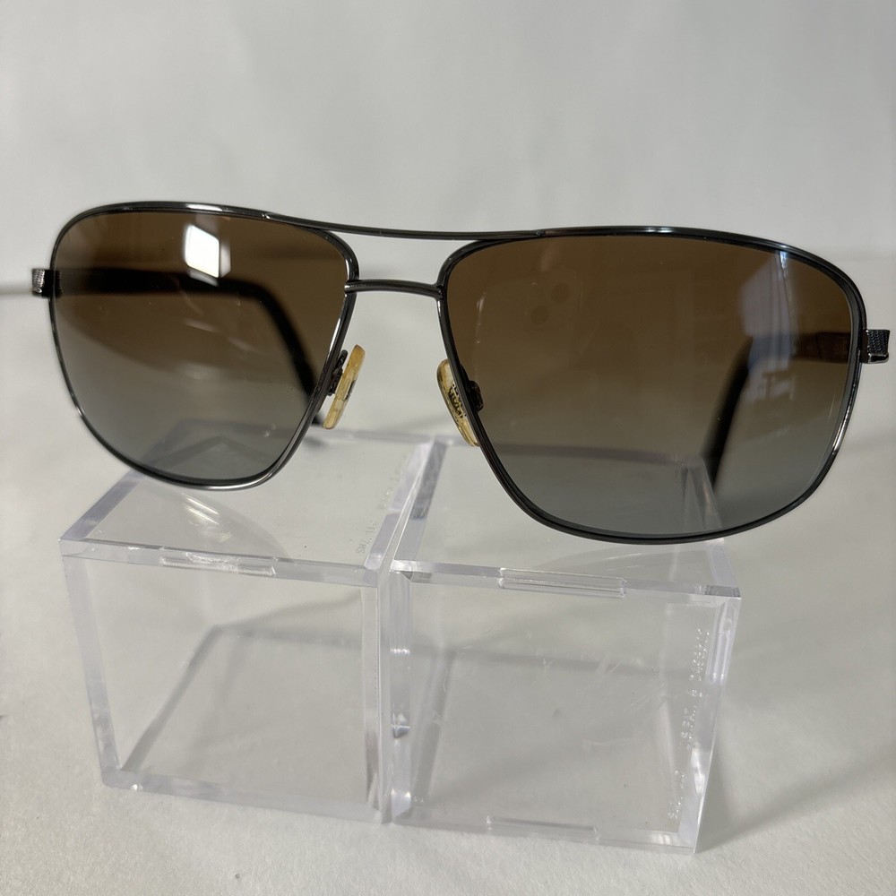 INVU Swiss Eyewear Sunglasses 133C2 Gunmetal Wrap Frame-FRAMES ONLY. Molded Case