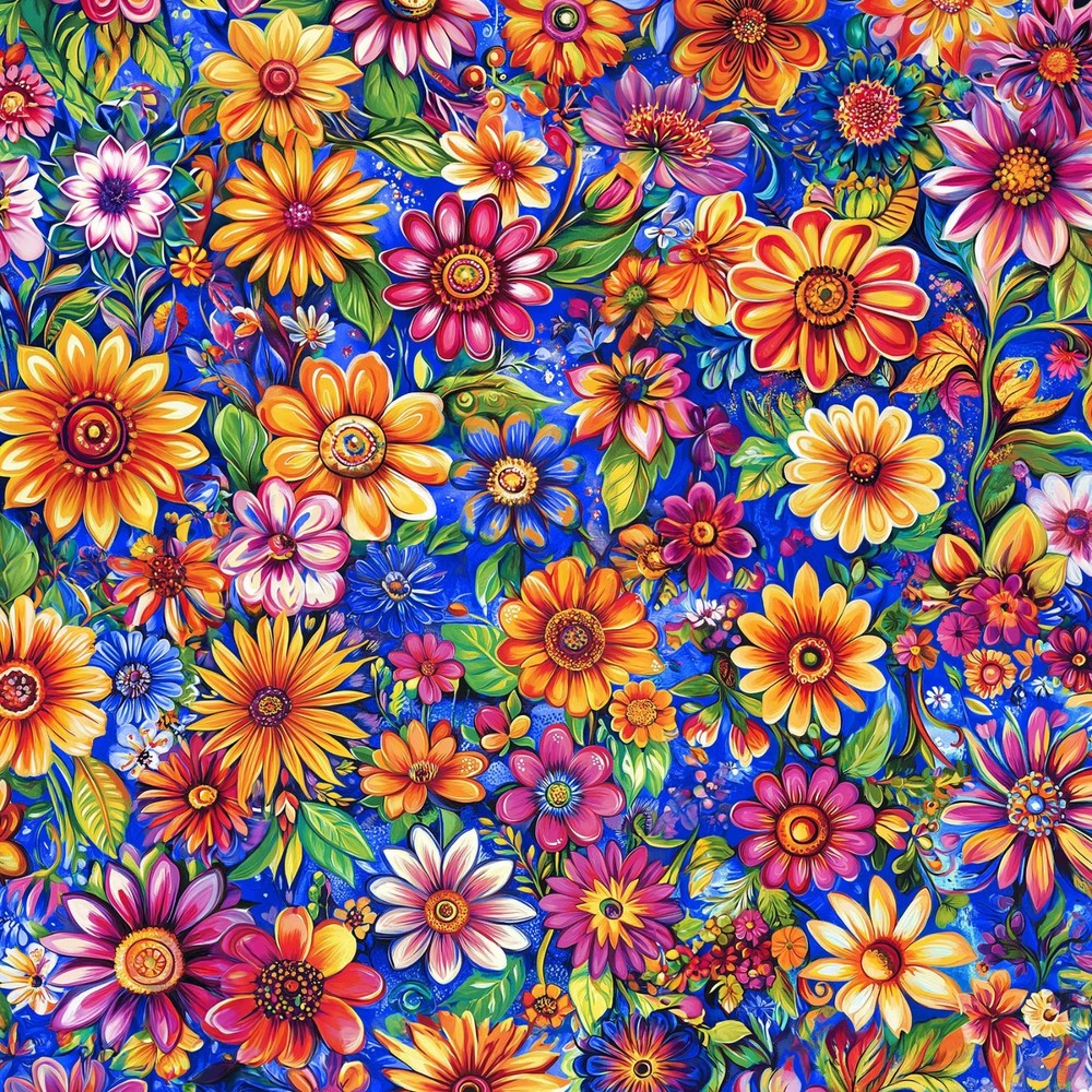 Groovy Garden Fabric 45
