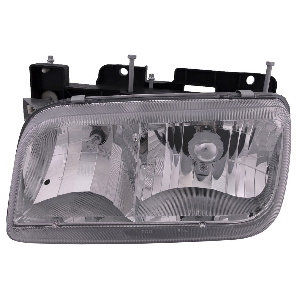 1992-1995 GMC Yukon Driver Side Chrome Halogen Headlight with Clear Lens