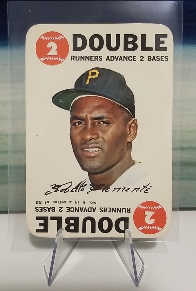 1968 Topps Game #6 Roberto Clemente Pittsburgh Pirates HOF - Excellent #1
