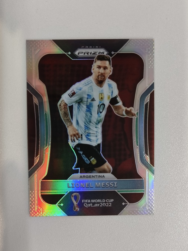 Lionel Messi 2022 Panini Prizm FIFA World Cup Qatar #7 Silver Refractor -VI