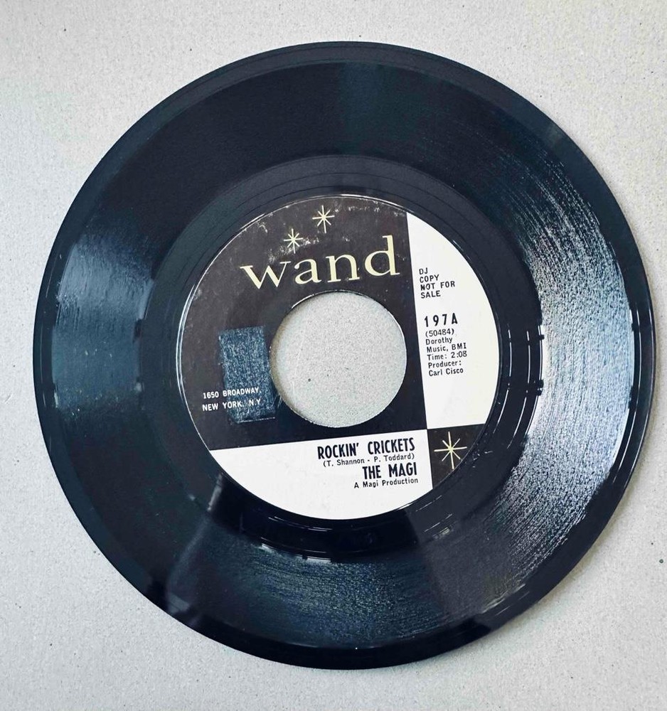 Surf Rock Garage 45 The Magi - Rockin Crickets/Double Tough * Wand Promo