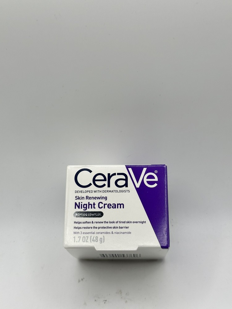 CeraVe Skin Renewing Night Cream with Peptide Complex 1.7oz 48g