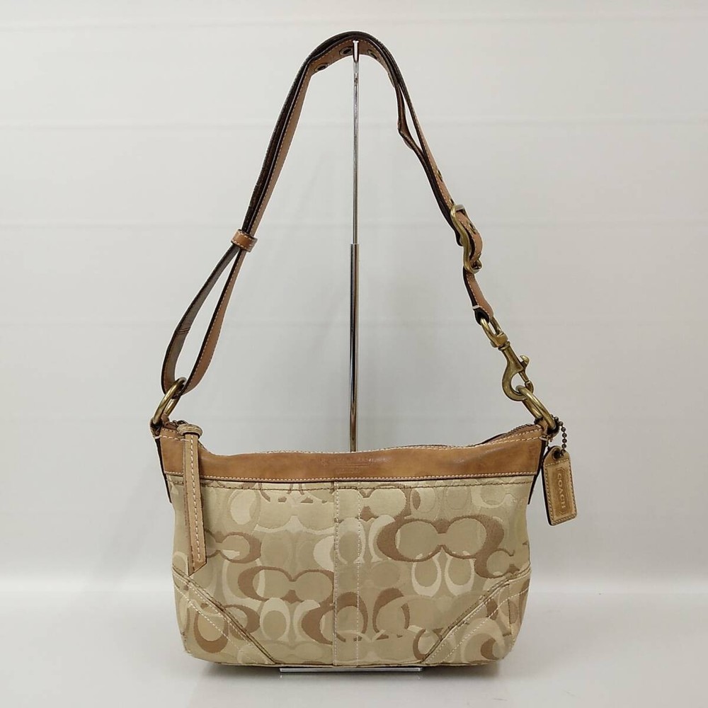 Coach Signature Brown Shoulder Bag 73B261  