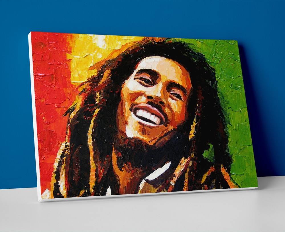 Bob Marley Painting Poster or Canvas