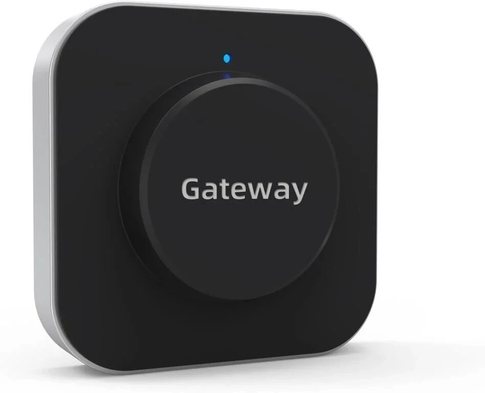 SMONET WiFi Smart Door Lock Gateway Keyless Entry Deadbolt Hub Black