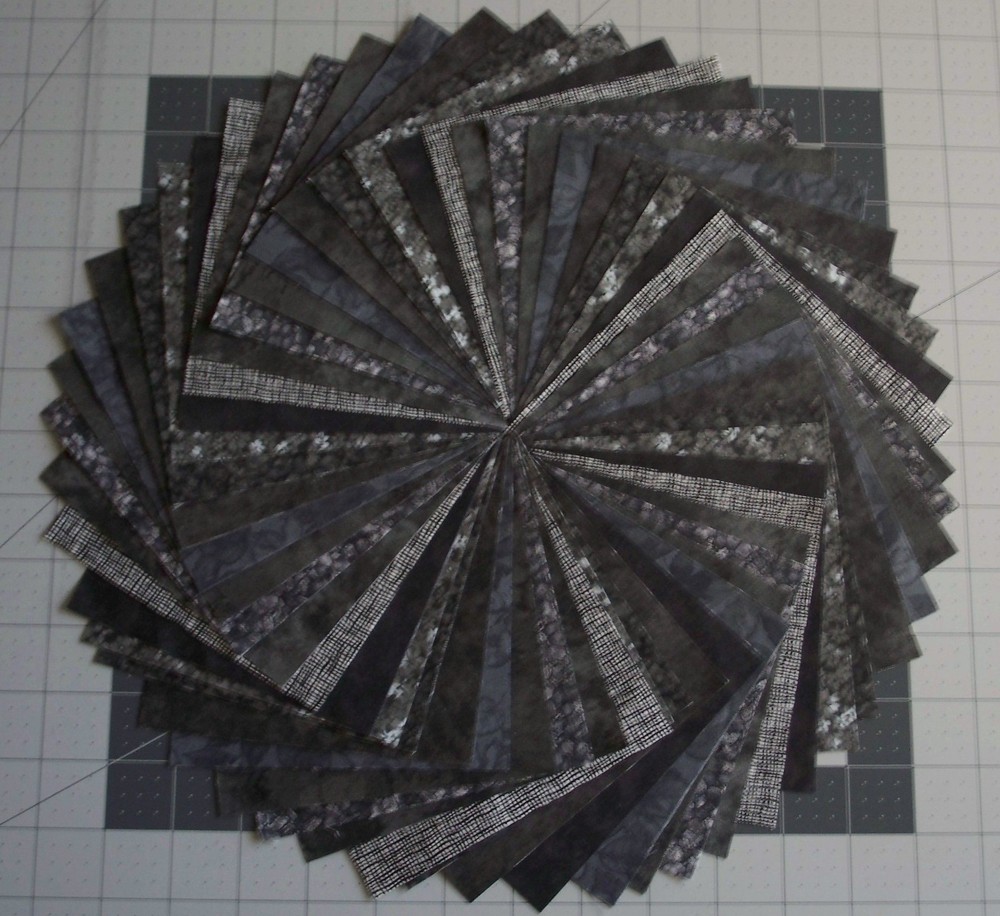 54 Black Gray Calico Fabric 5