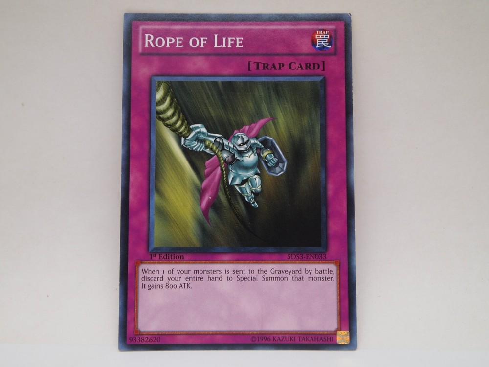 Rope of Life 5DS3-EN033 1st Edition YuGiOh Limited Playable