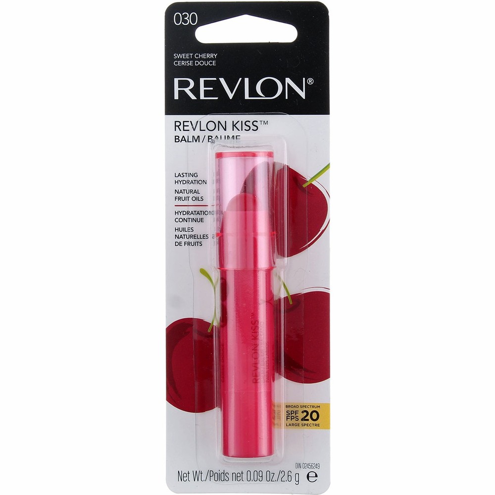 Revlon Kiss SPF 20 Lip Balm Stick Sweet Cherry 0.09 oz