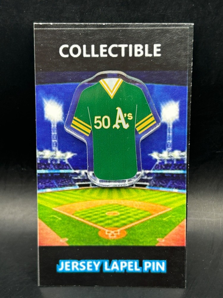 Oakland Athletics Kiko Calero jersey lapel pin-Classic RETRO Collectible