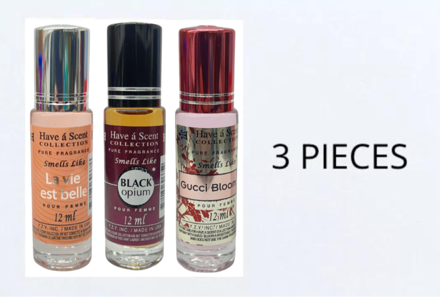 Assorted Women Roll On Body Oil by YZY Perfume 12 Ml 3x Limited Time-image