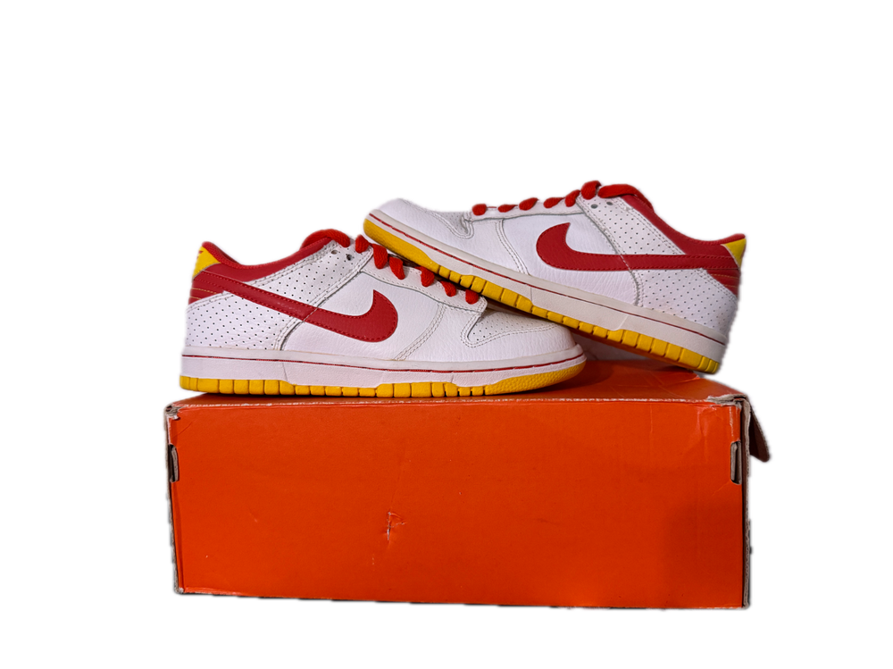 Nike NYX Dunk Low Ronald McDonald White Red Yellow 330938-161 - Men's US 4Y