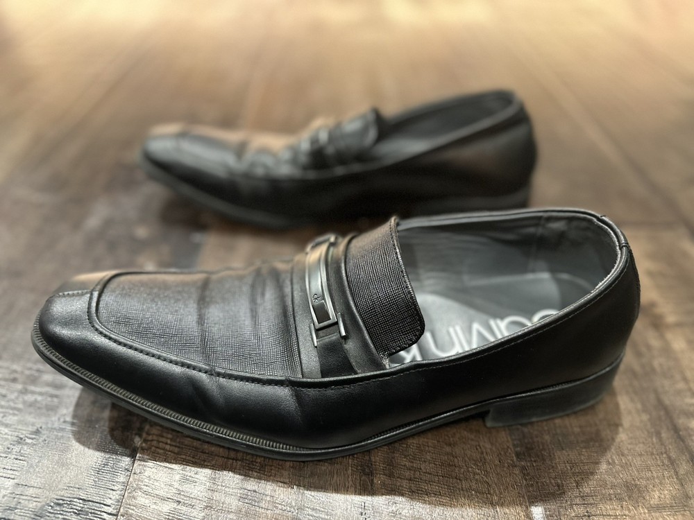 Calvin Klein Men's Gino Dress Shoes Size 10 Black