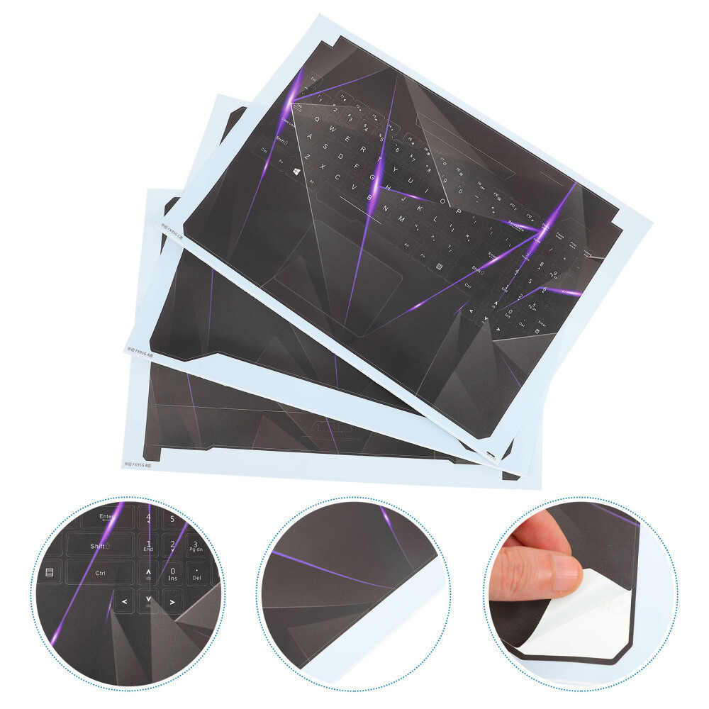 Stylish Laptop Sleeve with Protective Film and Computer Stickers