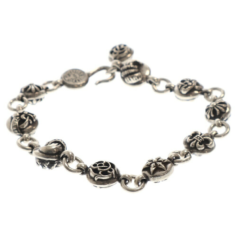 Chrome Hearts Size 2 No2 Multi Ball Silver Bracelet EC027