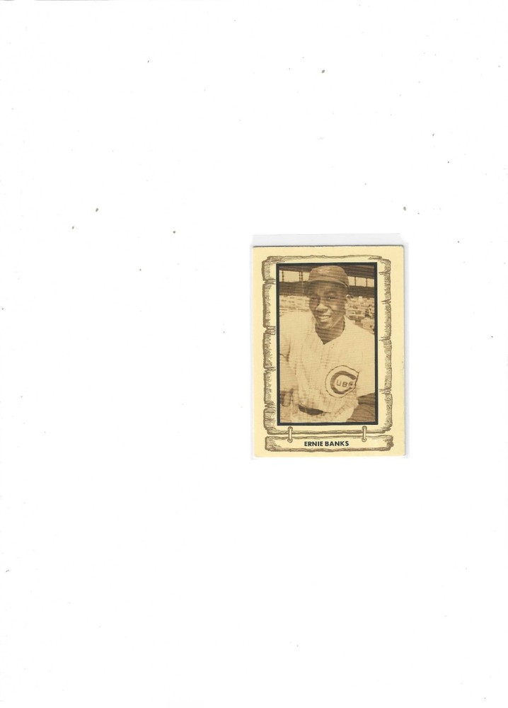 1981 Cramer Sports Productions Baseball Legends Series 2 # 33/60 Ernie Banks