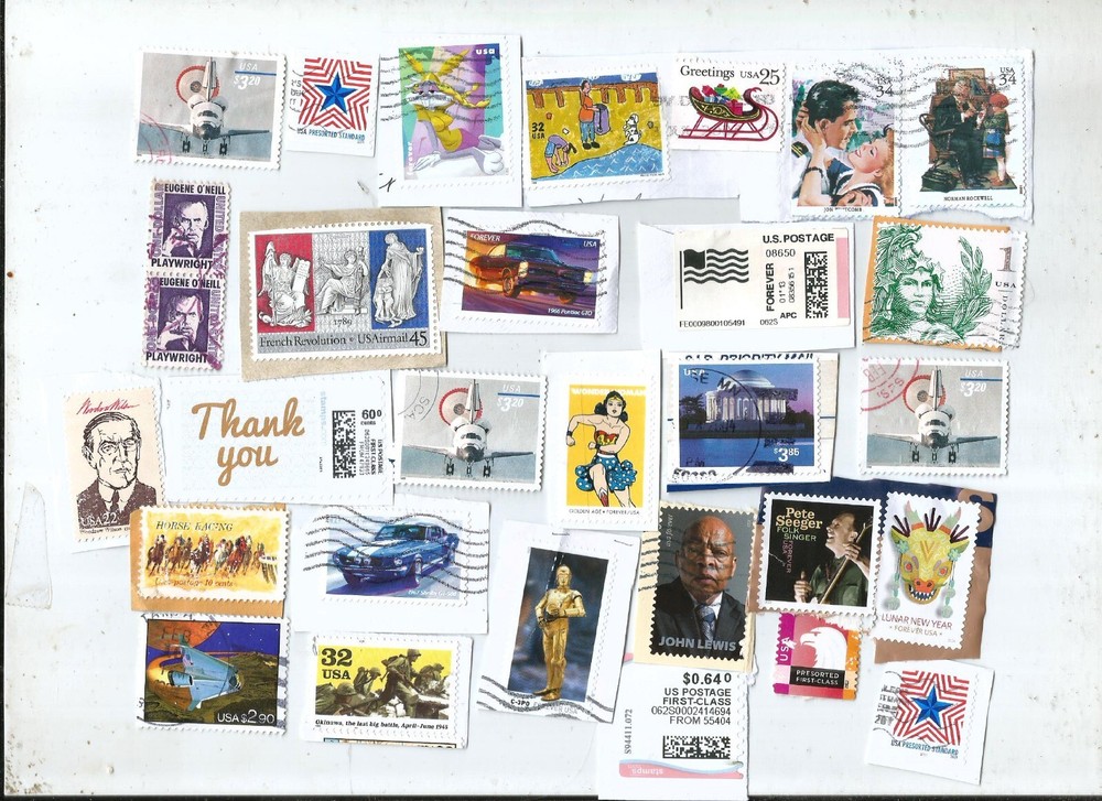 COLLECTOR'S  LOT   US  STAMPS  COMMEMORATIVES,  HIGHER VALUES  ,HOBBYS ,ALBUMS