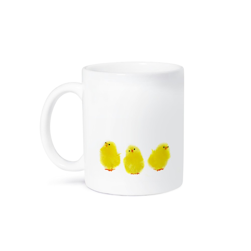 3dRose Easter Yellow Chick Singing Ceramic Mug