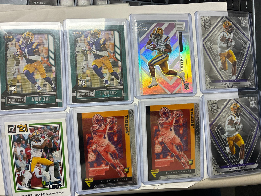 JaMarr Chase 8 Card Rookie Lot!