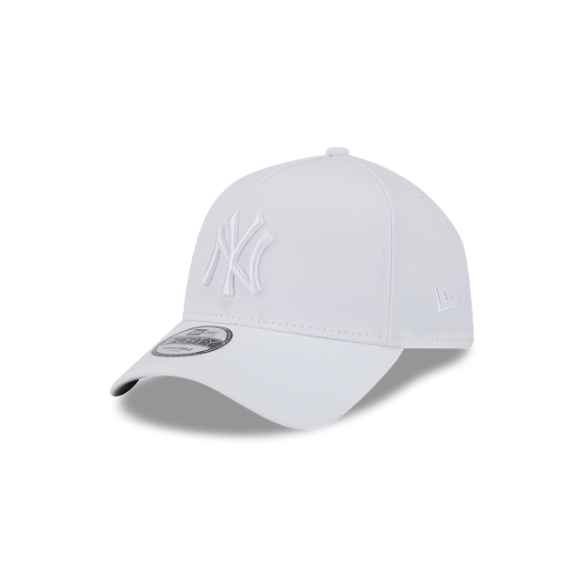 New York Yankees 940AF Basic Adjustable Snapback New Era Cap - White/ White -NWT
