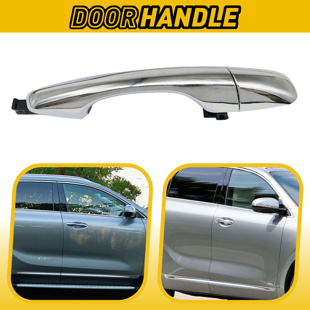 Chrome Outside Door Handle Front Passenger RH For 2016-20 Kia Sorento 82661C5010