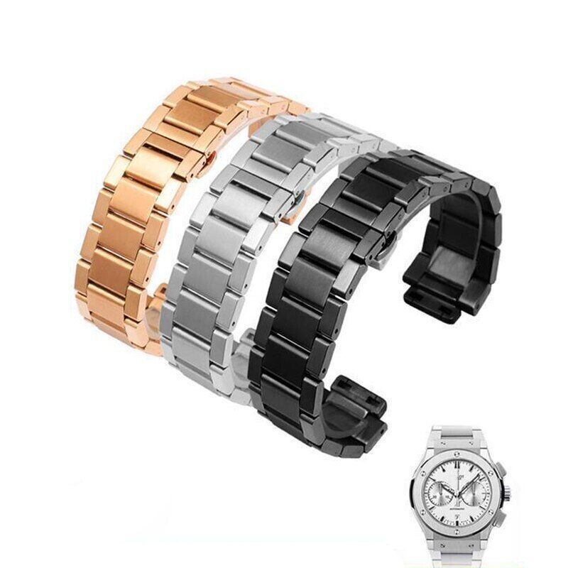 23*16mm Stainless Steel For HUBLOT BIG BANG Bracelet Strap Watch Band Tool