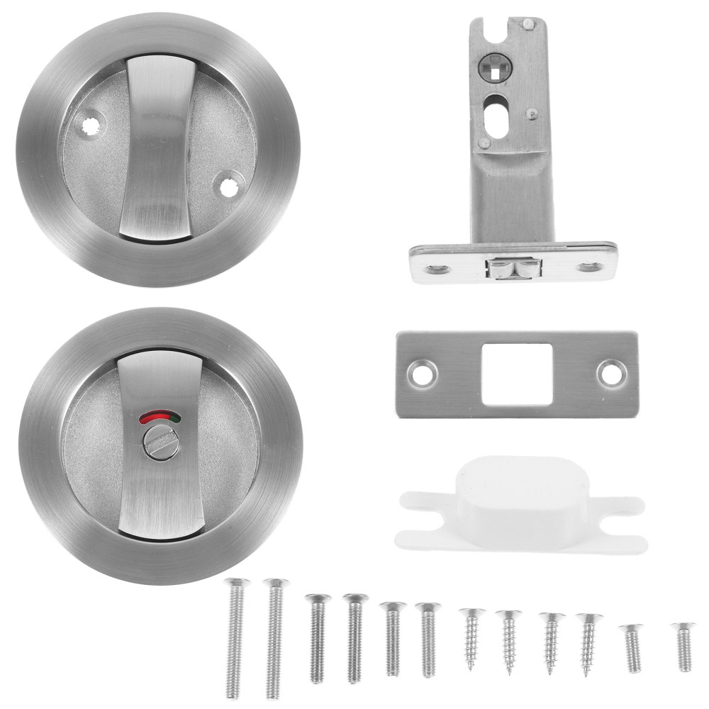 Pocket Door Lock Latch for Interior Handles - Secure Locking Hardware
