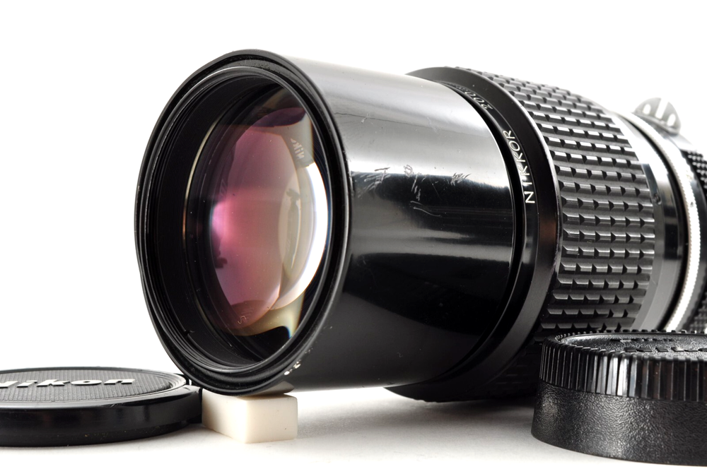Nikon Ai Nikkor 200mm f/4 Manual Focus Telephoto Lens Japan Tested Excellent Condition  