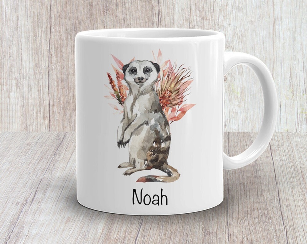 Meerkat Mug Personalised Meerkat Mug Personalised Mug Coffee Mug Gift Mug Tea Cu