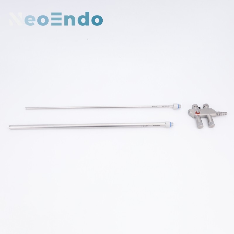 Laparoscopic Suction and Irrigation Tube Button Type  Ø5/10 x330mm Set