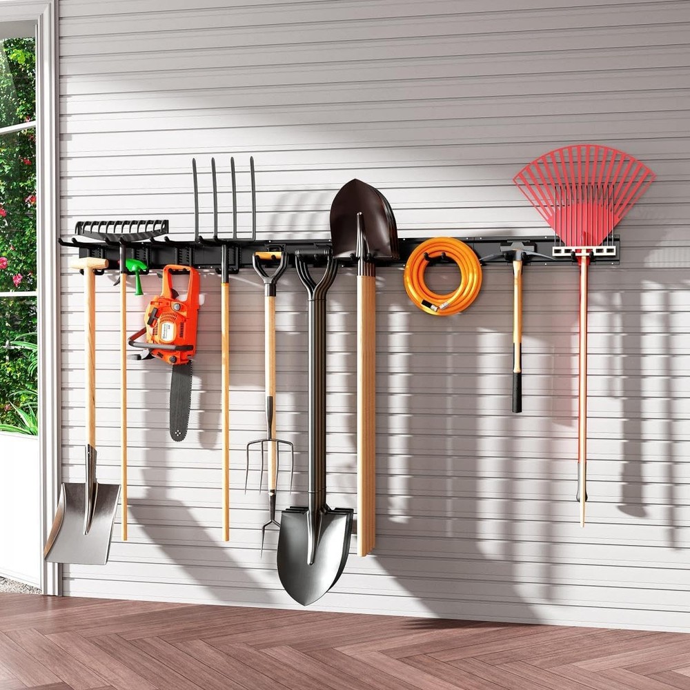 64-Inch Wall Mount Garage Tool Organizer for Storage and Organization