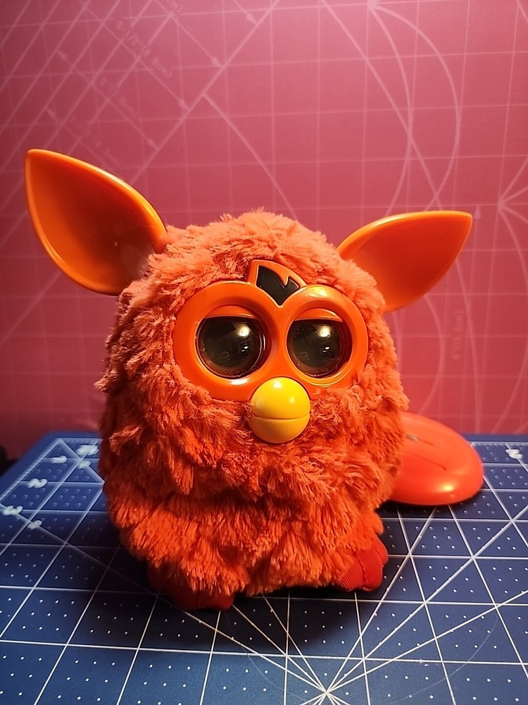 🦉 Furby Boom Orange Phoenix Interactive Pet Toy - Hasbro 2012 - Parts Only