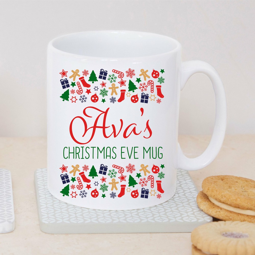Personalised Keepsake Christmas Eve Ceramic Mug Cup Personalised Christmas Eve