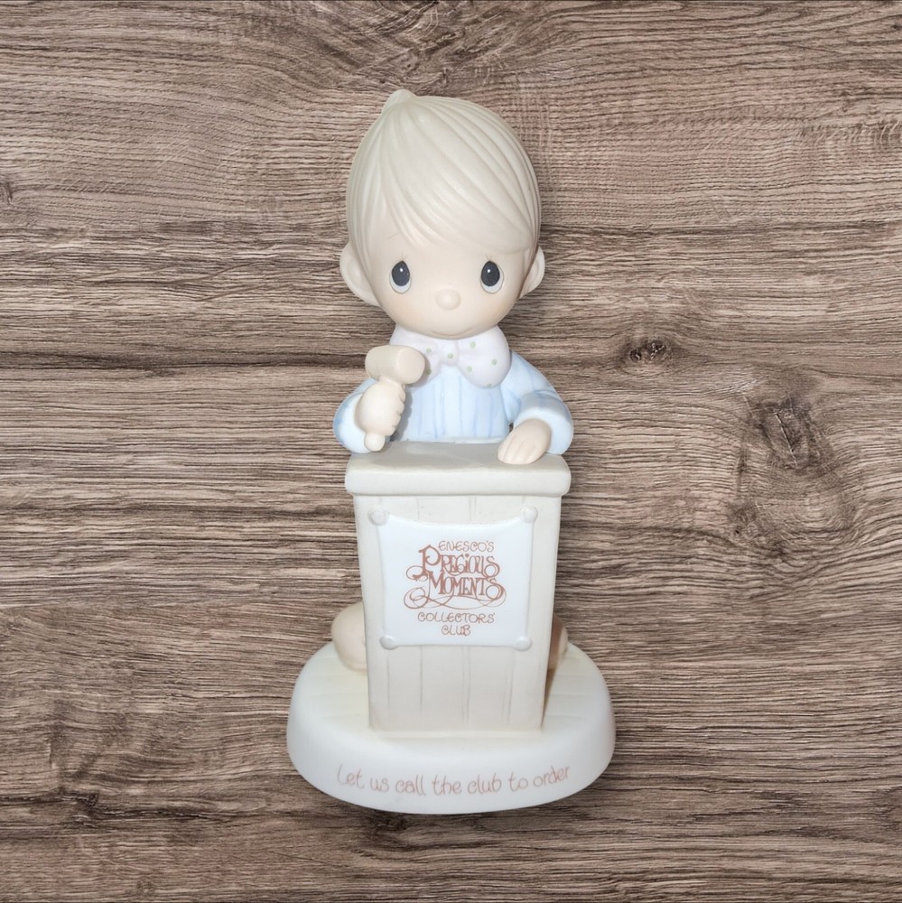 Vintage 1982 Enesco Precious Moments President Jonathan & David Collectors Club